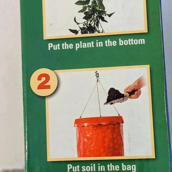 Topsy Turvy Upside Down Hummingbird Hangout Planter New in Open Box - Picture 5 of 6